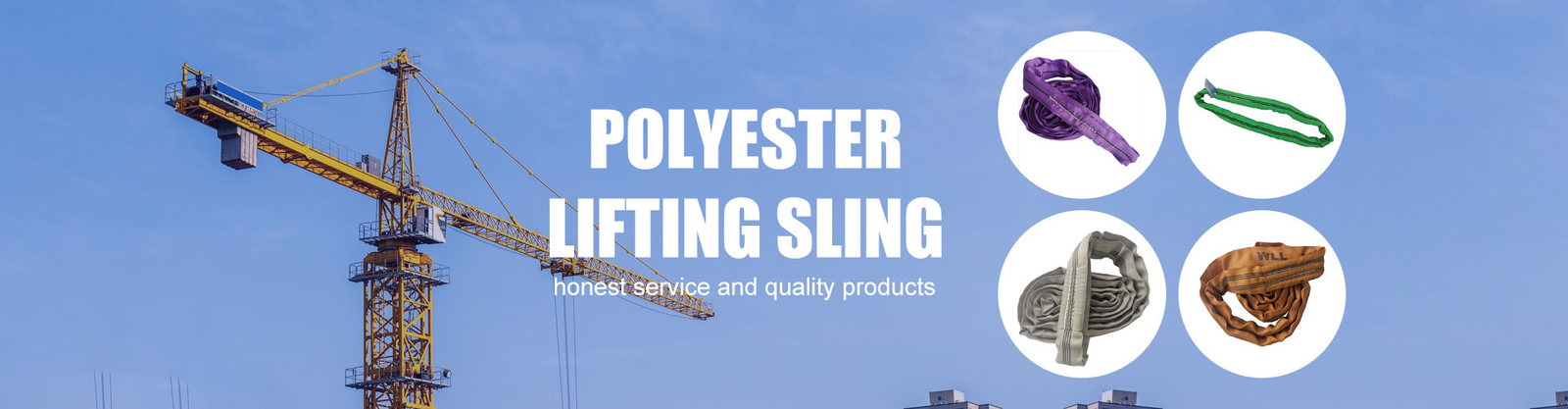 chất lượng Polyester nâng Sling nhà máy sản xuất