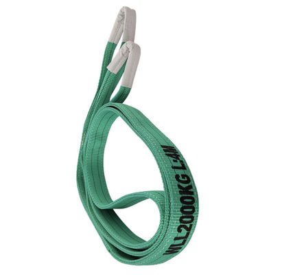 Mua Dây cẩu hàng bằng vải polyester có hoa văn dệt 2T Dây cẩu hàng bằng polyester với hai mắt online manufacture