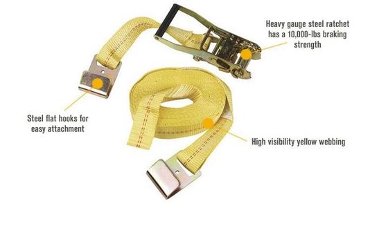 Mua Hiệu suất cao Webbing Lashing Strap Kháng nhiệt cho xe tải Winch Extension online manufacture