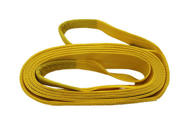 Mua Double Ply Folding Polyester Flat Webbing Sling Một bên Nâng mắt Loại 3T Webbing Sling online manufacture