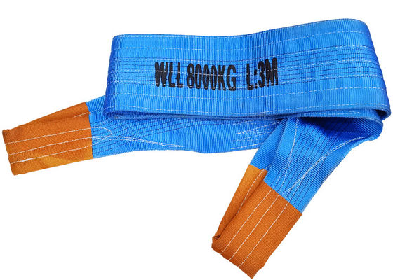 Mua Mã màu polyester Duplex Of Flat Lifting Webbing Sling 8 Tons Cho Cỏ online manufacture