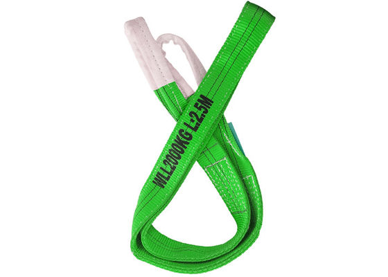 Mua Green Double Ply Webbing Sling, 2T Flat Web Lifting Slings kích thước tùy chỉnh online manufacture