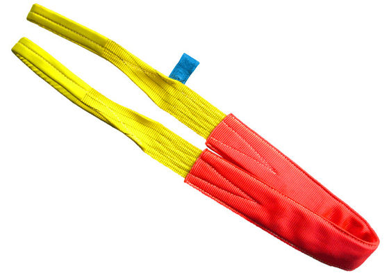 Mua Polyester Duplex Webbing Slings, Màu vàng 3 Tons Flat Eye Sling cho Crane online manufacture