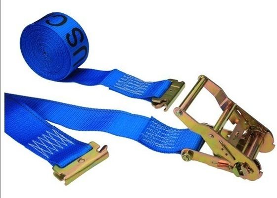 Mua 50MM Polyester Ratchet Tie Down dây đeo LC2500 DN EN12195-2 Kháng axit online manufacture