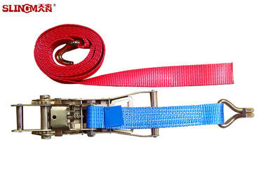 Mua Dây đai Ratchet nặng màu xanh, Dây đeo có thể khóa Tie xuống EN12195-2 Tiêu chuẩn online manufacture