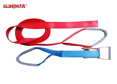 Mua 50mm Ratchet Tie xuống dây đeo LC2500 DIN EN 12195-2 chống ăn mòn với đôi mắt online manufacture