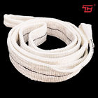 Double Ply 1T White Color Polyester Flat Webbing Sling For Stainless Steel Factory