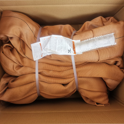 Mua Màu nâu Polyester tròn Sling Dọc nặng 54000 LBS online manufacture