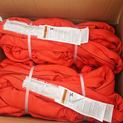 Mua OEM Heavy Duty Polyester Không kết thúc vòng sling Đỏ thẳng đứng 7 tấn online manufacture