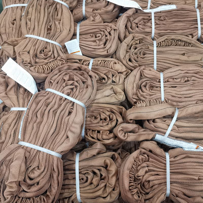 Mua Đai cẩu tròn polyester màu be chịu tải nặng Áo khoác dệt chéo chịu tải 6 tấn online manufacture