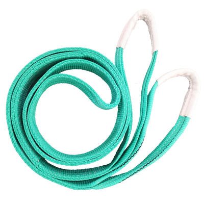 CE Certificated Color Code Webbing Sling 2T Polyester Flat Eye And Eye
