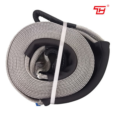 12ton Car Traction Nylon Heavy Duty Tow Straps For Truck Kinetic Recovery